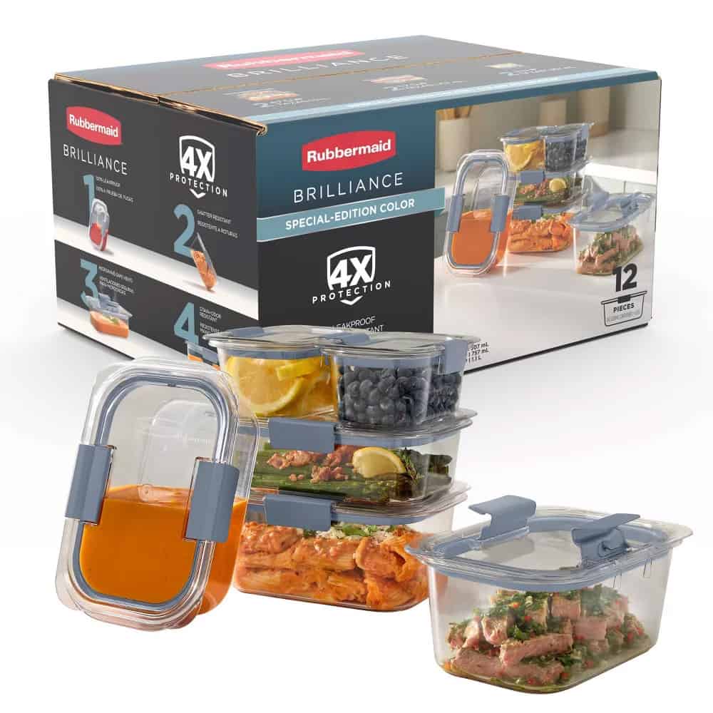 Packaging and containers for Rubbermaid Brilliance line for Target.