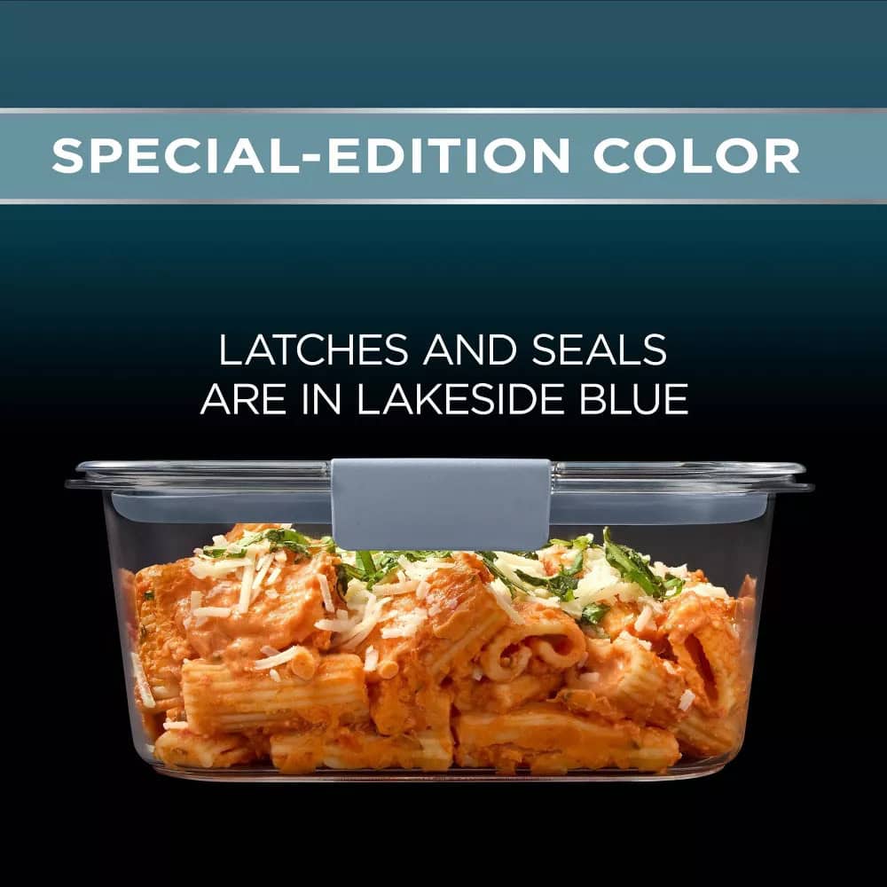 Detail of packaging for Rubbermaid Brilliance containers for Target.